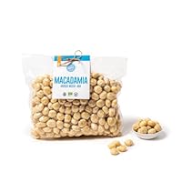 Bio Fairtrade Premium Jumbo Macadamia Nüsse 1000gr – 1 kg, Öko & Fair roh, ungeröstete, Faire Kenia Amazonas Macadamias Nuts, extra große Kerne, vegan, Familienpackung, Value-Pack