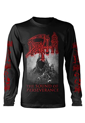 Plastic Head Death 'The Sound of Perseverance' (Black) Long Sleeve Shirt - Ultrakult Clothing (Large)