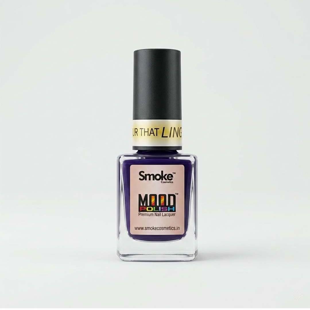 Mood Polish Premium Nail Lacquer, Deep Violet, 8 ml | Glossy Gel-Like Finish | Long-Lasting & Chip-Resistant | High Pigmentation | Cruelty-Free-image-31