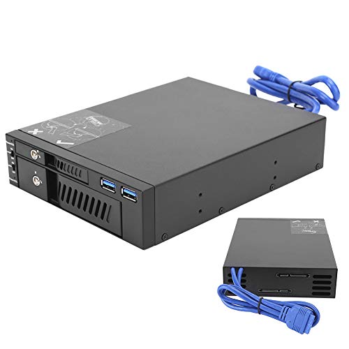 Caja externa para disco duro dual con USB 3.0 miniatura 4