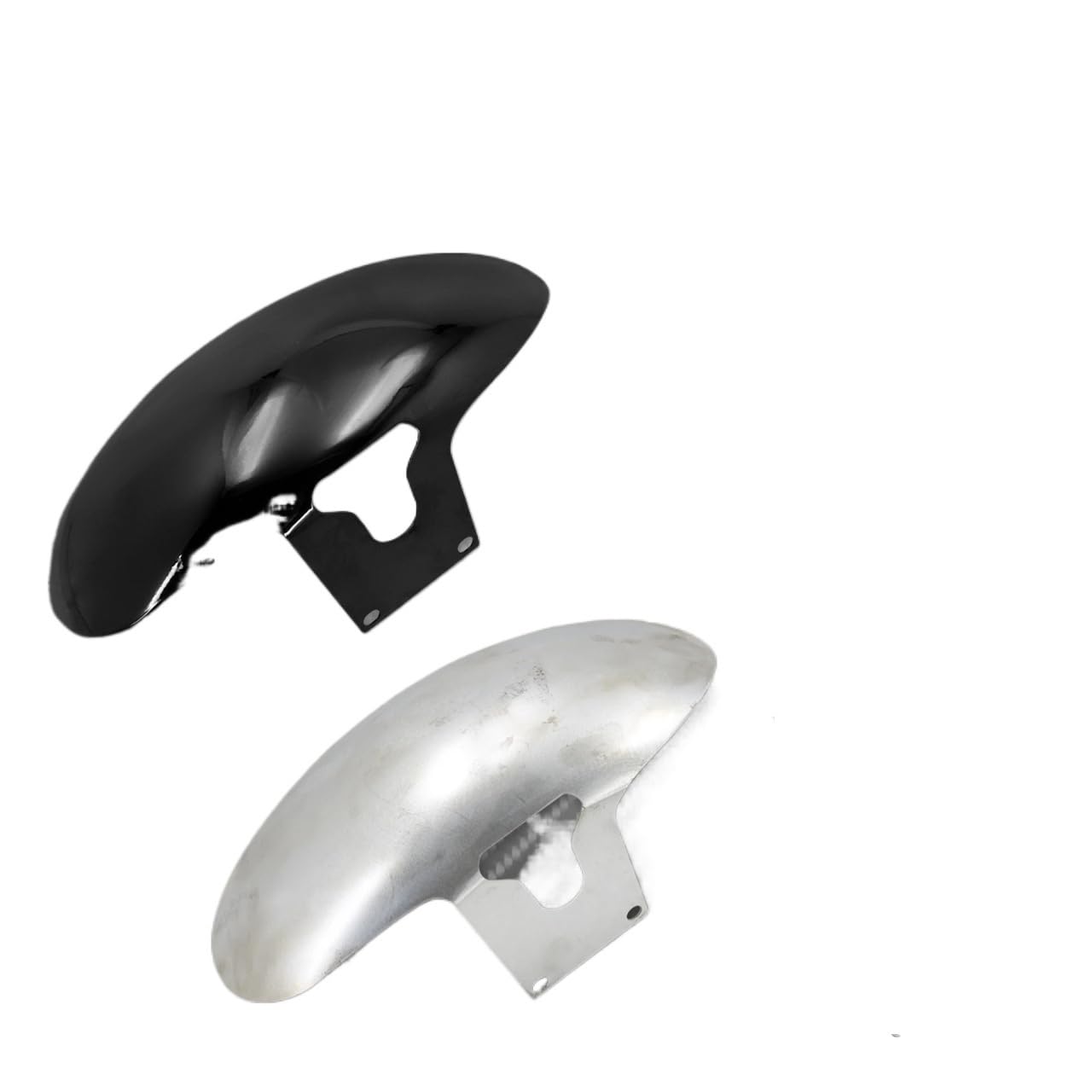 Copri Parafango In Ferro for Parafango Anteriore Moto | Compatibile con Harley, compatibile con Softail Fatboy, ruota FLFB 2018-23 160 R18(Gloss Black Fender)