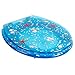 Produktbild Design Duroplast WC Sitz mit LED Beleuchtung Blau Klobrille Toilettendeckel Toiletten Deckel Brille Nachtlicht Licht Toilettenbrille Klodeckel