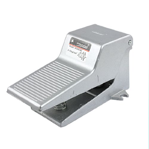 uxcell Aluminum 4 Way 2 Position Pneumatic Foot Pedal Valve