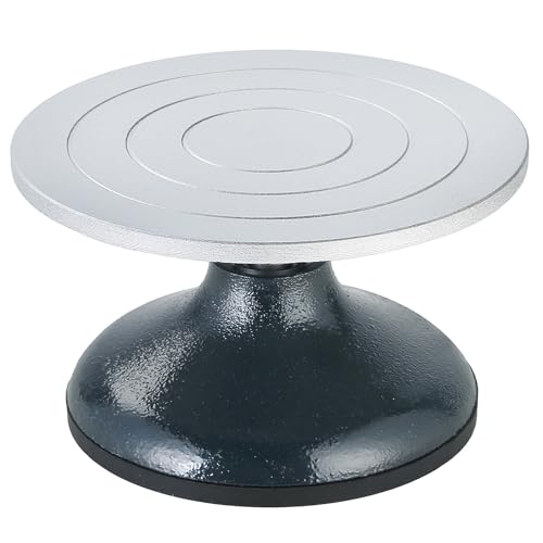 MAOPINER 7 inch Diameter Sculpting Wheel | Heavy Duty Turntable Pottery Sculpting Wheel | All Cast Iron Metal Construction Joint with Ball Bearings (7 inch)