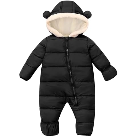 BFUSTYLE Baby Boy Snowsuit Fashion Infant Girls Winter Outfit 18-24 Months Clothes Toddler Snow Suit Puffer Jacket Size 18 Month Cover