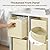 StorageWorks Beige Storage Cubes, 11 Inch Cube Storage Bins with Handle, Cube Storage Organizer Bins for Shelves and Closet, Collapsible Storage Bins, 4-Pack
