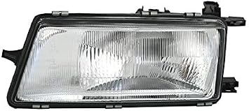 Left Headlight compatible with Opel Vectra A 1988 1989 1990 1991 1992 VP1038L Front Car Light Lamp Headlamp Driver Side Headlights Assembly Projector Chrome LHD