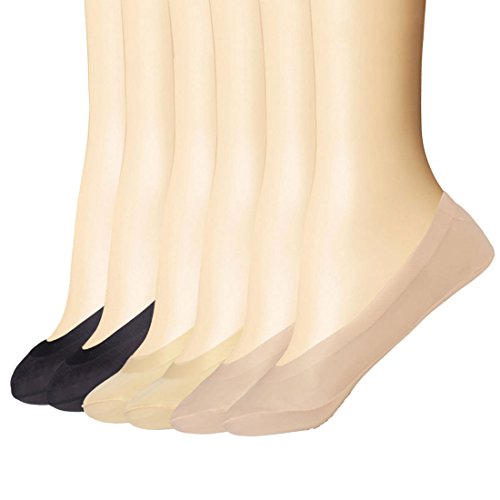 Everbellus 4&6 Pairs No Show Socks Women for Flat Low Cut Socks