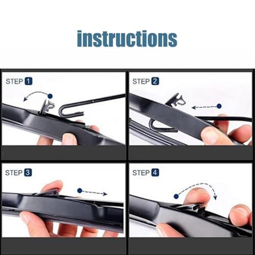 Balais d'essuie-glace pour BMW X5 F15 2013-2018, pack avant arrière 24+20+12 pouces
