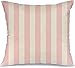 Produktbild BONRI Dekorativer Kissenbezug aus Polyester Grafische Linien Weiß Rosa Desktop-Streifen-Symmetrie Parallele Farblose Design-Texturen Symmetrischer quadratischer Kissen-Kissenbezug  17"x17