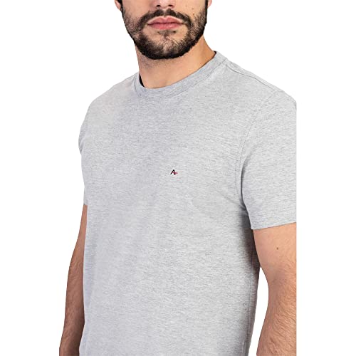 Aramis Camiseta Básica (Pa), Masculino, M, Cinza Mescla