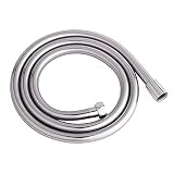 Cabeza giratoria de 360 ​​grados y un enchufe de pivote Evitan que la manguera de las tornillos de enamoramiento del cable se formen, si usa la mejor presión de agua posible desde su ducha de mano.