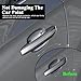 QZTYTY 12PCS Car Door Handle Scratch Protector, Door Handle Stickers, Waterproof Anti-Scratches Car Door Cup Protector Transparent, Car Accessories Auto Protection Film Universal for Cars (12PCS)