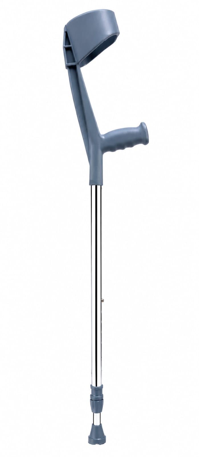 SAMADHAN SURGICAL Elbow Crutch Walking Stick, Grey, Adjustable Height, Push Button Lock, Iron & Plastic Material, 1 Count-image-11