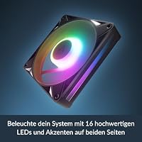 ARCTIC BioniX P14 A-RGB 3er-Pack, 140 mm PWM-Lüfter mit Daisy Chain – Ansicht 3