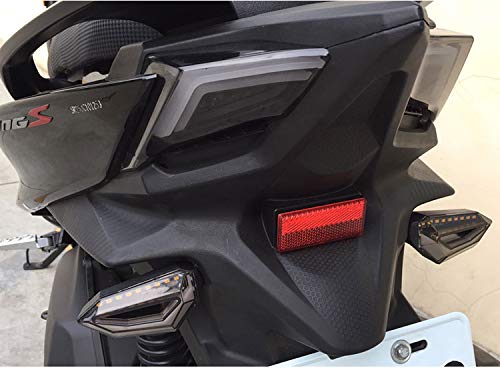 Evomosa Universal 10Mm Motorcycle 12 Led Turn Signal Lights Blinker Front Rear Lights Indicator For Harley Yamaha Suzuki #TOP6