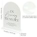 Acrylic In Loving Memory Sign with Stand- 5