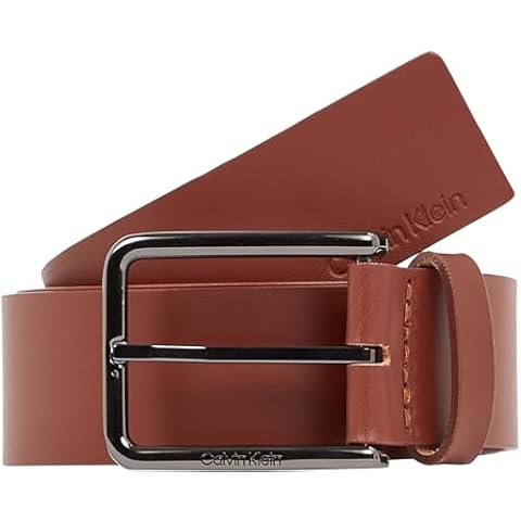 Calvin Klein Men's Brown Leather Belt 35mm Cover
