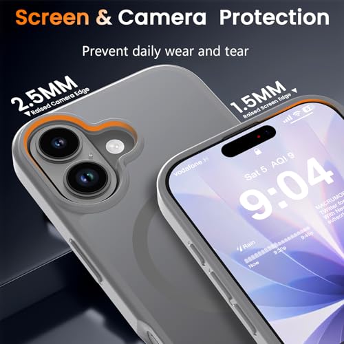 Coque iPhone 17 antichoc de qualité militaire anti-traces WRJ