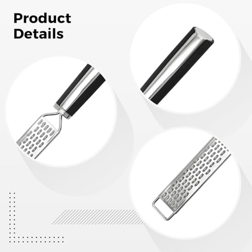 Rallador portátil metálico para cítricos y queso miniatura 2