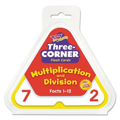 Three-Corner Multiplication and Division Flash Cards