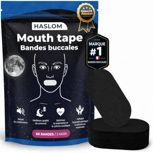 #rémunéré #Amazon<br>Mouth Tape for Sleeping Anti Ronflement Bande Buccale Scotch Bouche Sommeil Patch pour Dormir Sparadrap Nuit Mouthtaping Hypoallergénique Adhésif Extra 60 Unités 2 mois