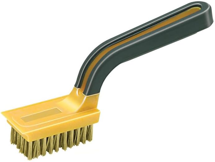 10-Pack of 1-1/4” x 7” Allway BB2 B-Series Wide Brass Stripper Brush, Soft Grip