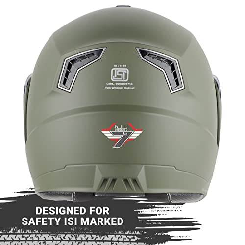 Image of Steelbird SBA-7 7Wings ISI Certified Flip-Up Helmet for Men and Women