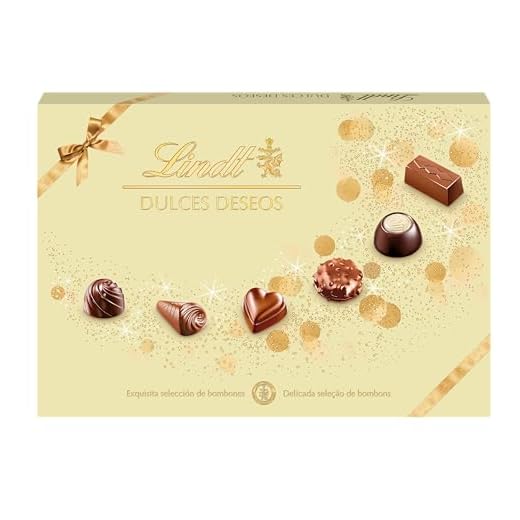 Lindt Dulces Deseos – Caja de bombones surtidos, 345 g