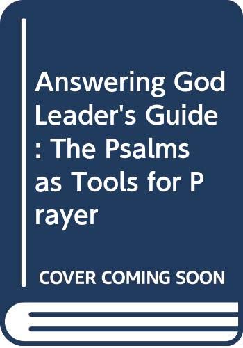 Answering God Leader's Guide: The Psalms as Too... 0060665157 Book Cover