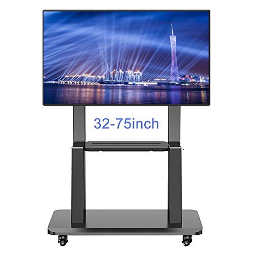 Soporte móvil universal para TV de 32 a 75 pulgadas, negro miniatura 1