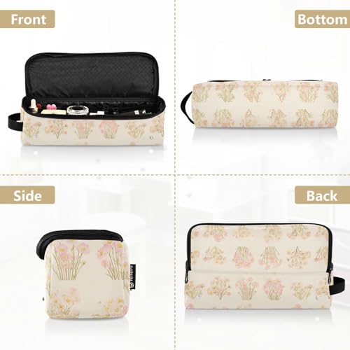 Bolsa de viaje para herramientas de cabello y tapete resistente al calor con cierre impermeable para planchas de pelo, rizadores y secador miniatura 5