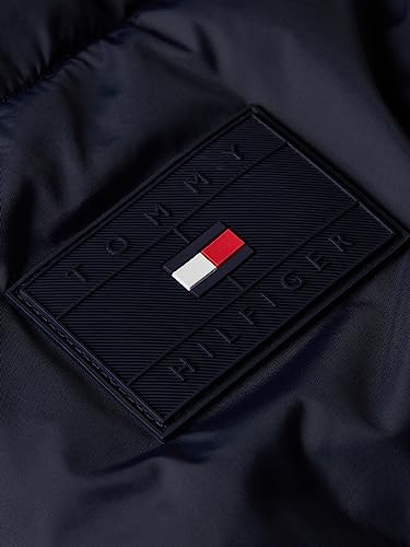 Tommy Hilfiger Herren Jacke Puffer Jacket Winterjacke, Mehrfarbig (Rwb Colourblock), XXL – Ansicht 4