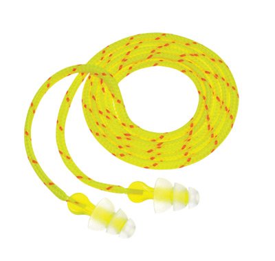 Peltor Next Tri-Flange Plugs, Cloth Corded #TOP19