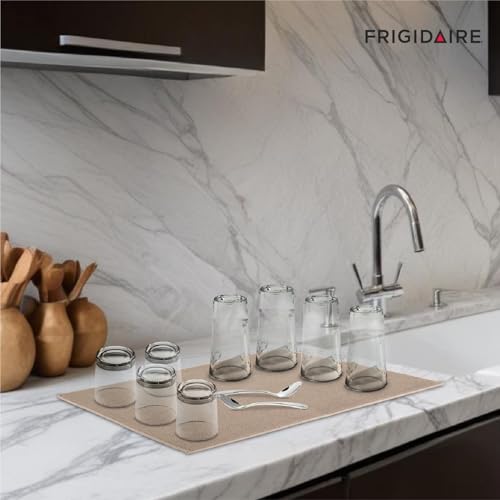Frigidaire D1GRANT/SPBEIFRD Grant Polyester Dish Drying Mat,Kitchen Counter, Machine Washable,Polyurethane Interior thumb #4