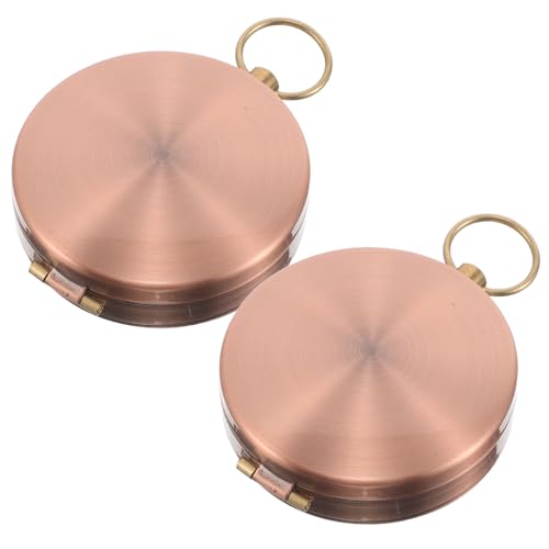Boussole vintage métal de précision pour outils outdoor x2