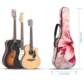 JRHEJTFZ Housse pour guitare acoustique de 1,9 cm d’épaisseur, étanche, durable et élégant, motif floral abstrait pétale, Multicolore 4., 42.9×16.9×4.7 in, Motif imprimé tendance - Les Beatles, Paul McCartney, John Lennon, RIngo Starr, George Harrison JRHEJTFZ Housse pour guitare acoustique de 1,9 cm d'épaisseur, étanche, durable et élégant, motif floral abstrait pétale, Multicolore 4., 42.9x16.9x4.7 in, Motif imprimé tendance – Image 5