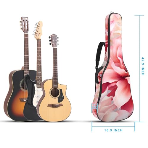 JRHEJTFZ Housse pour guitare acoustique de 1,9 cm d’épaisseur, étanche, durable et élégant, motif floral abstrait pétale, Multicolore 4., 42.9×16.9×4.7 in, Motif imprimé tendance - Les Beatles, Paul McCartney, John Lennon, RIngo Starr, George Harrison JRHEJTFZ Housse pour guitare acoustique de 1,9 cm d'épaisseur, étanche, durable et élégant, motif floral abstrait pétale, Multicolore 4., 42.9x16.9x4.7 in, Motif imprimé tendance – Image 6