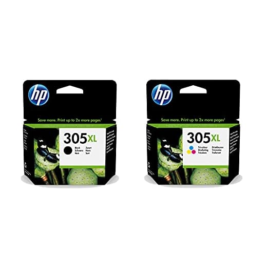 HP 305XL multipack original bläckpatroner med hög kapacitet (svart, färg) för HP DeskJet, HP DeskJet Plus, HP ENVY, HP ENVY Pro