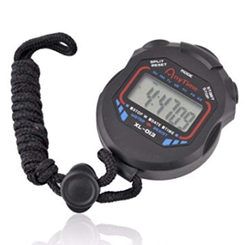 Veemoon Timer de Parada à Prova D' água Timer de Parada de Parada Portátil Com Cronógrafo LCD Stopw