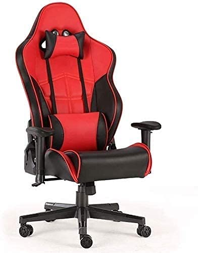 Daily Equipment Racing Ergonomic Computer Chair with High Backrest Gaming Racing Chair Headrest and Lumbar Support E-Sports Swivel