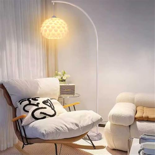 Lámpara de pie moderna para salón y dormitorio acogedor 4