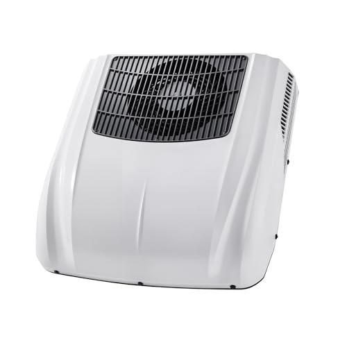 VEVOR Aire Acondicionado para Camiones 12 V 10.000 BTU, Aire Acondicionado de Techo para Vehículos Recreativos, Flujo de Aire de 350 m³/h, para Semirremolques, Autocaravanas, Tractores, Excavadoras