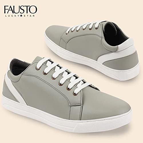Image of FAUSTO Men's Stylish Lace Up Sneakers