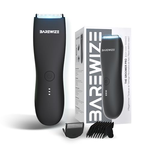 BAREWIZE Body Hair & Pubic Hair Trimmer for Men |