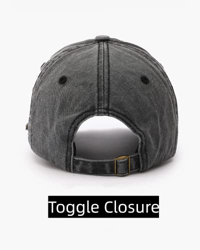 Gorra de béisbol denim con letra R ajustable unisex miniatura 4