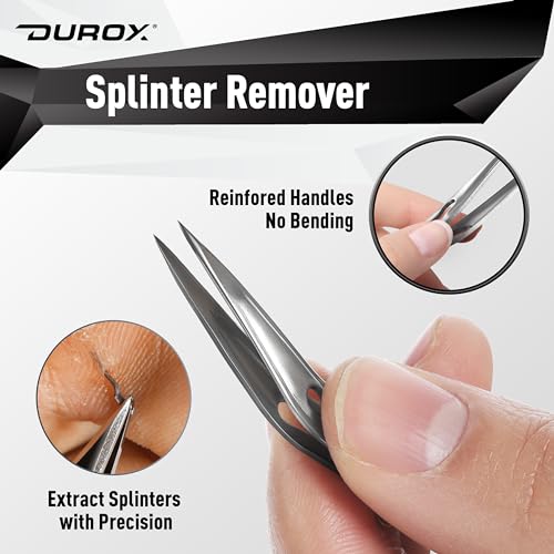 DUROX 3-Piece Tweezers Set