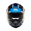 Royal Enfield ISI Certified Lightwing Full Face Riding Riding Helmet Checks G Blue (XL) 62 Cm-High Impact Grade Thermoplastic & High Density Head EPS Liner for Superior Impact Protection & Durability