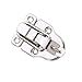 10Pack Metal Duckbilled Box Hasp Lock Toggle Latch Catch for Wooden Case Boxes Toolbox Silver