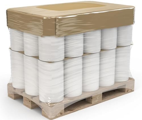 2 Rollen Stretchfolie Verpackungsfolie Umzugsfolie 23 Mikron ca.1,5kg pro Rolle transparent